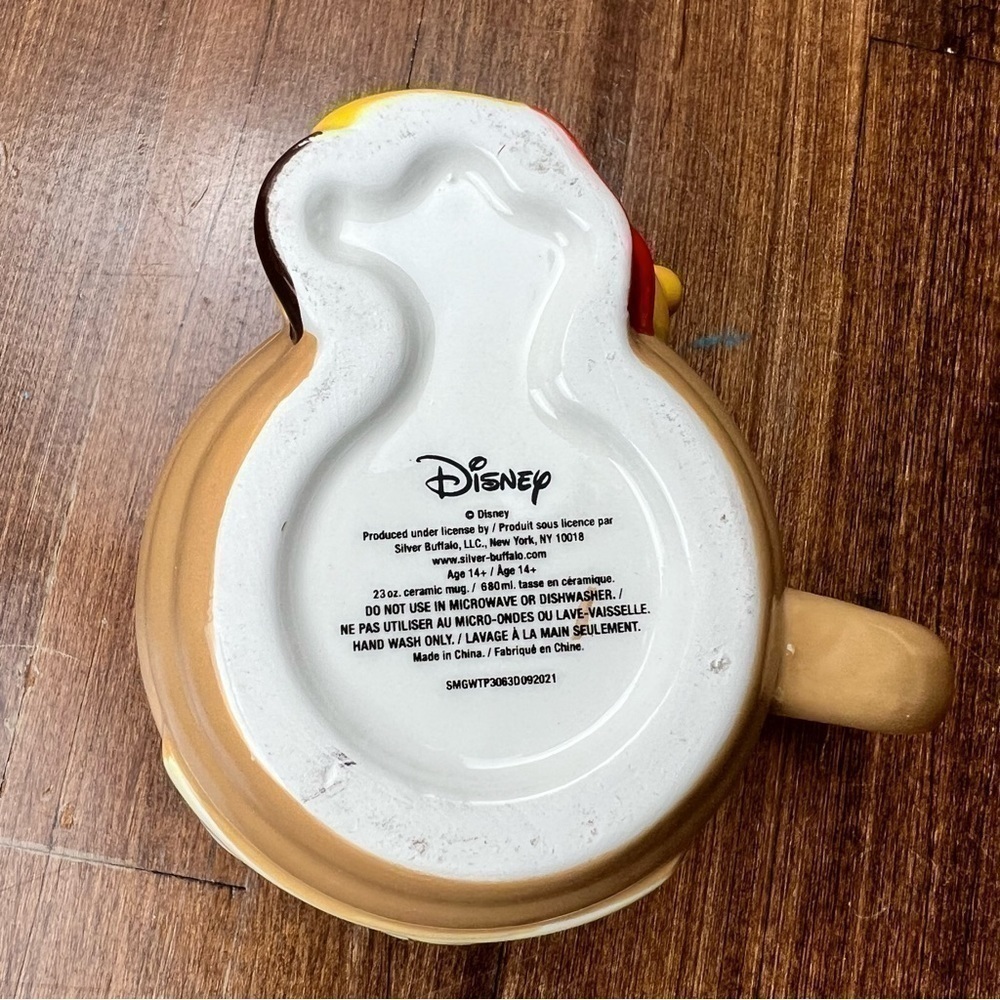 Disney Winnie The Pooh Honey Pot Mug Coffee Cup Large Hunny Bee (23 oz) NEW - Picture 7 of 7